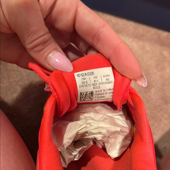 Asics Red and Orange Performance Running Shoes - Picture 5 of 5